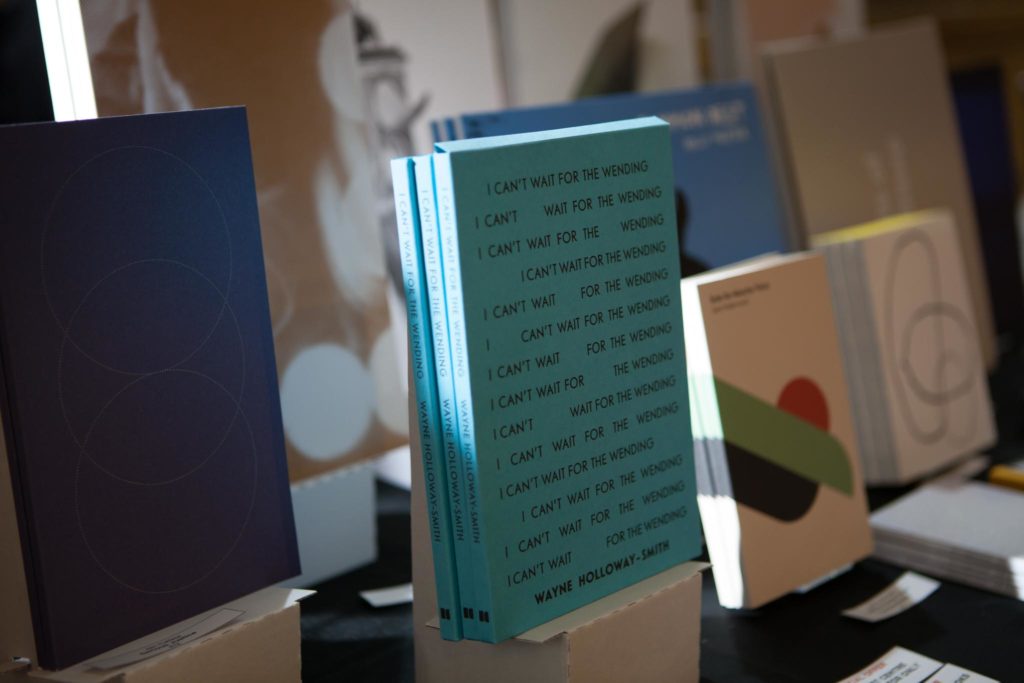 Test Centre Publications at Small Publishers Fair in 2018.