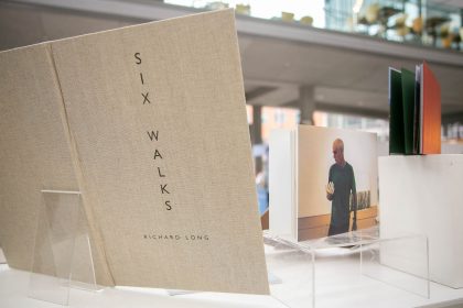 Richard Long books at 2018 Turn the Page, Norwich